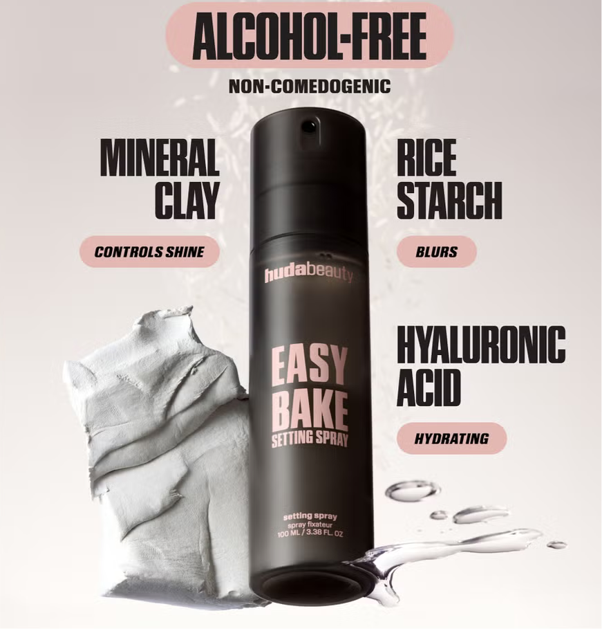 Easy Bake Setting Spray Huda Beauty