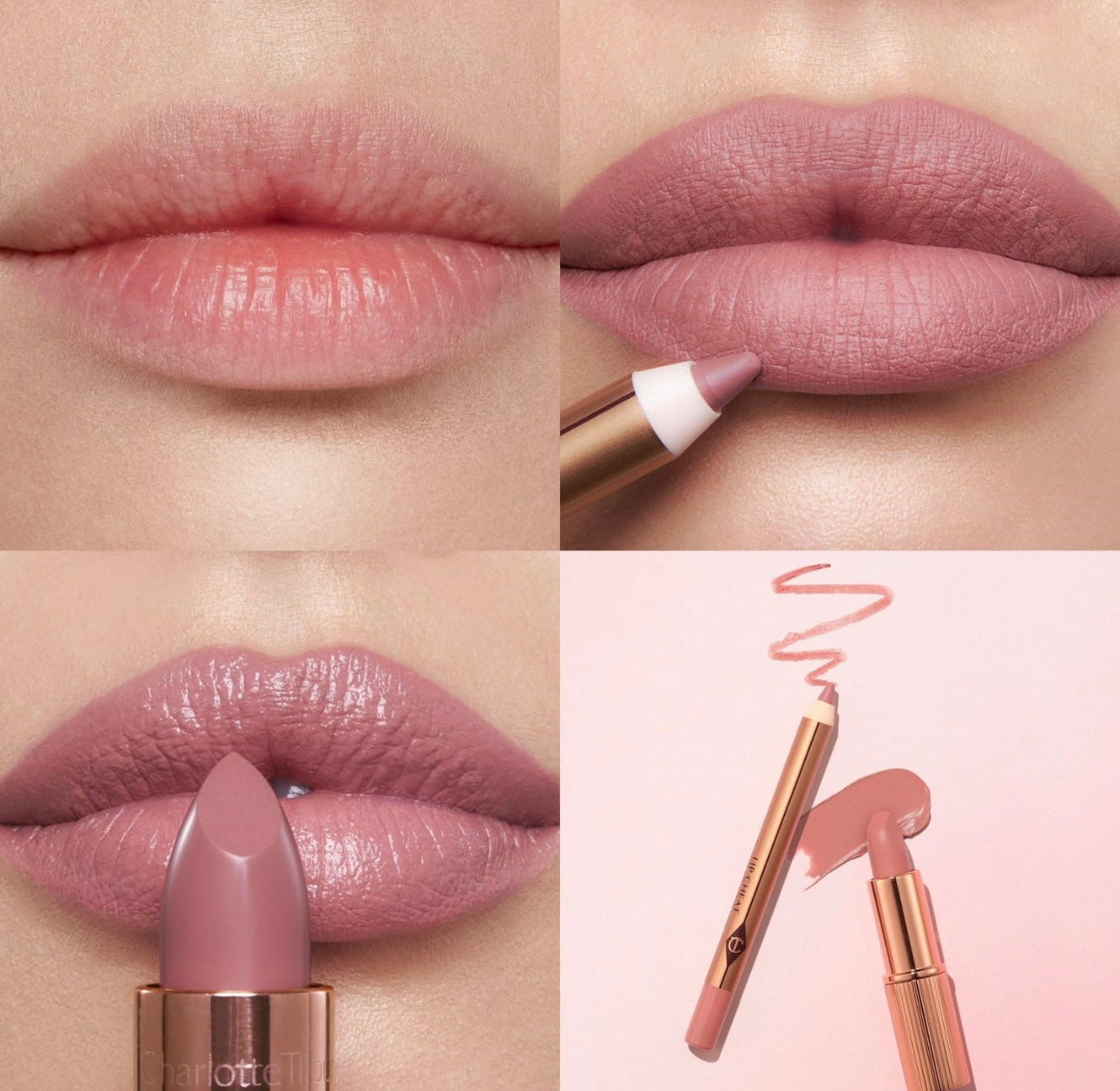 Mini Pillow Talk labial y delineador Charlotte Tilbury