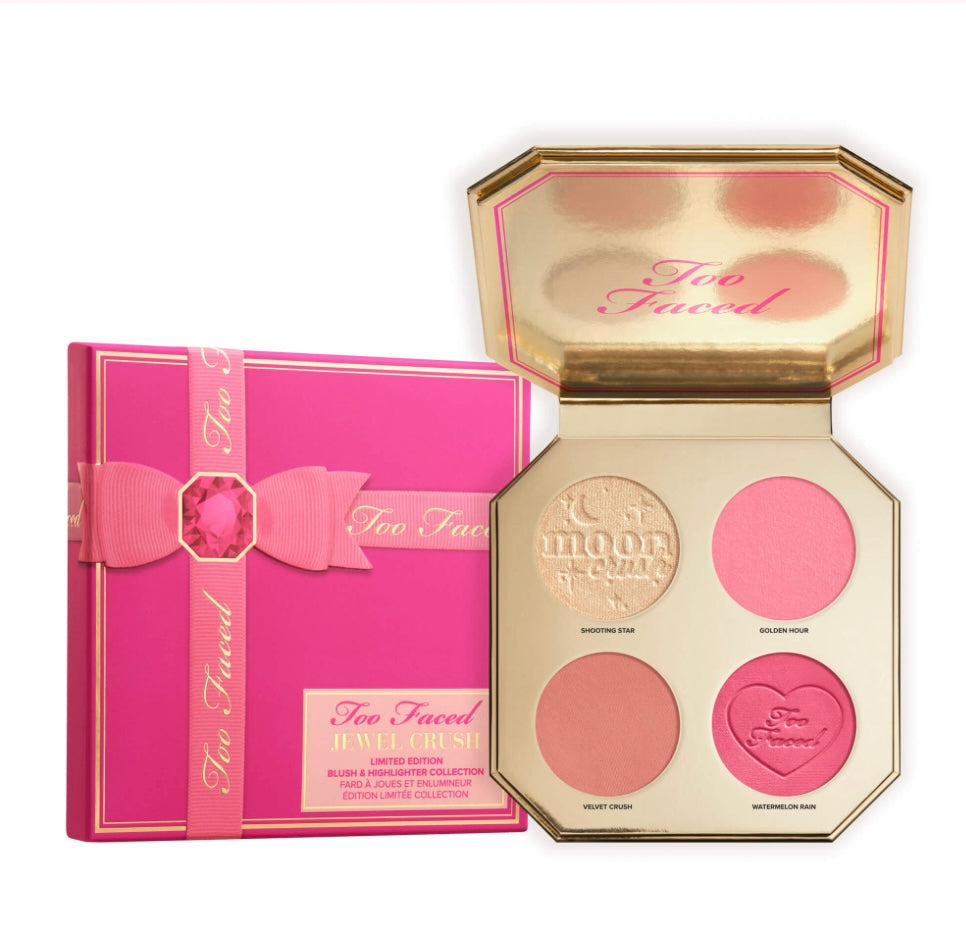 Jewel Crush Blush & Highlighter Face Palette Too Faced