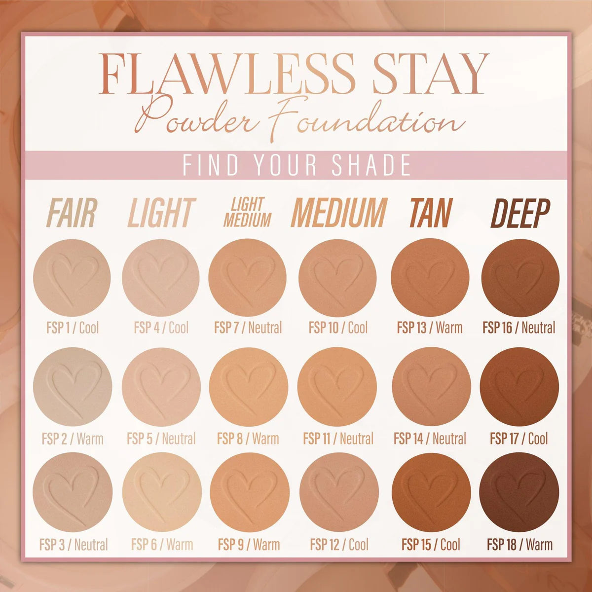 Flawless Stay Polvo compacto Beauty Creations