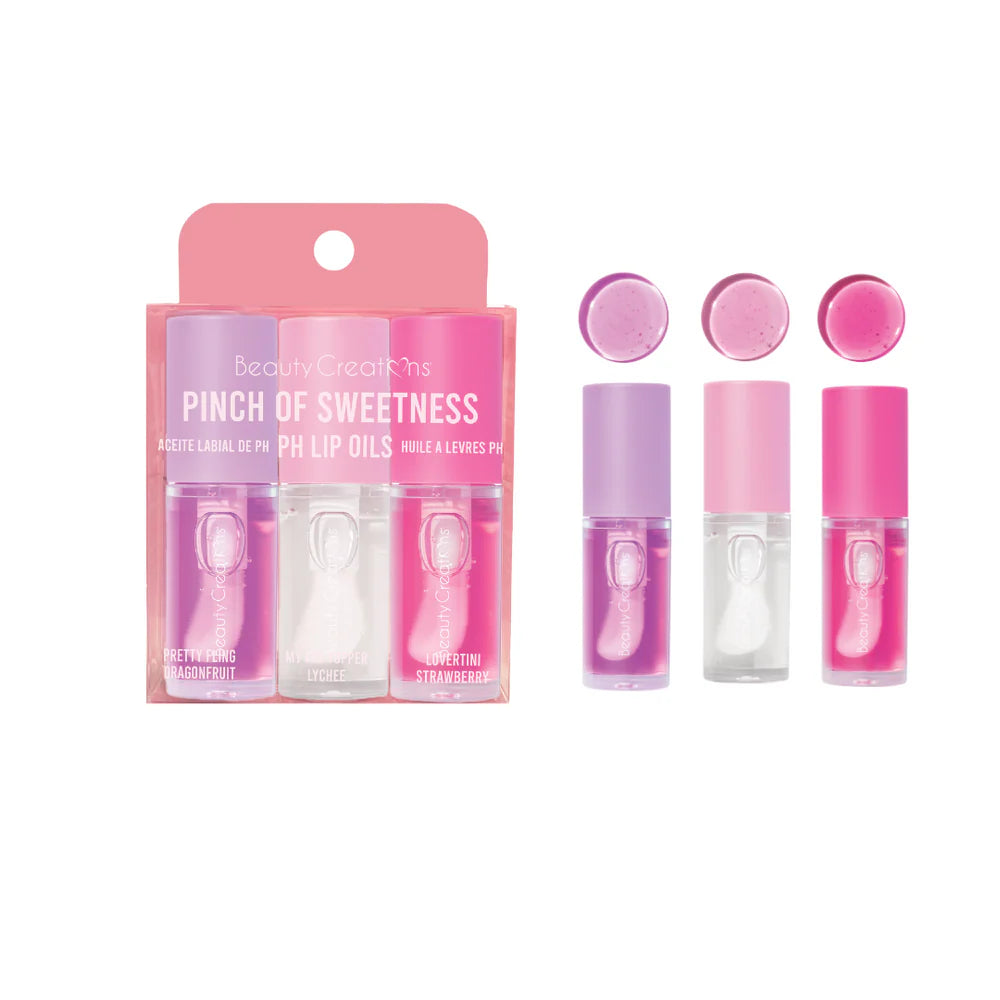 Lip oil trio Pinch of Sweetness Beauty creations