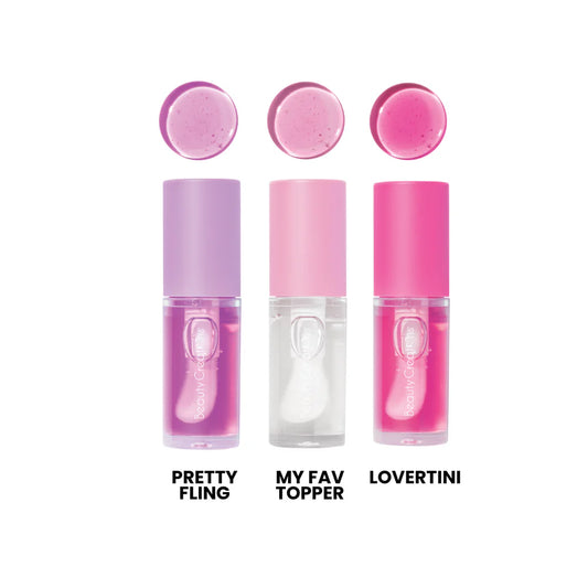 Lip oil trio Pinch of Sweetness Beauty creations