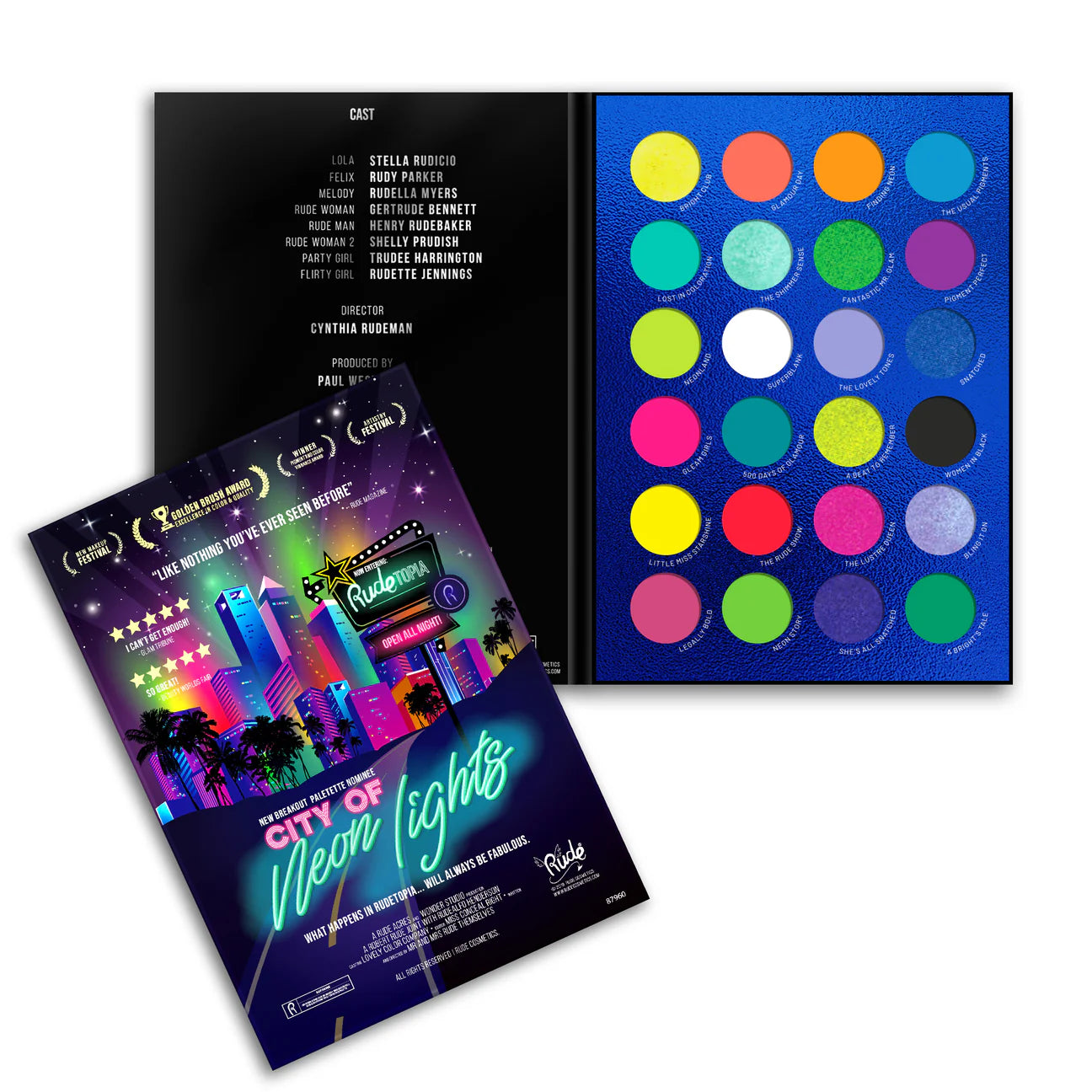 City of Neon Lights Rude Cosmetics